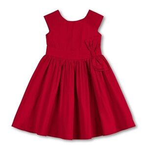 Hope & Henry Cap Sleeve Party Dress with Bow Sash
